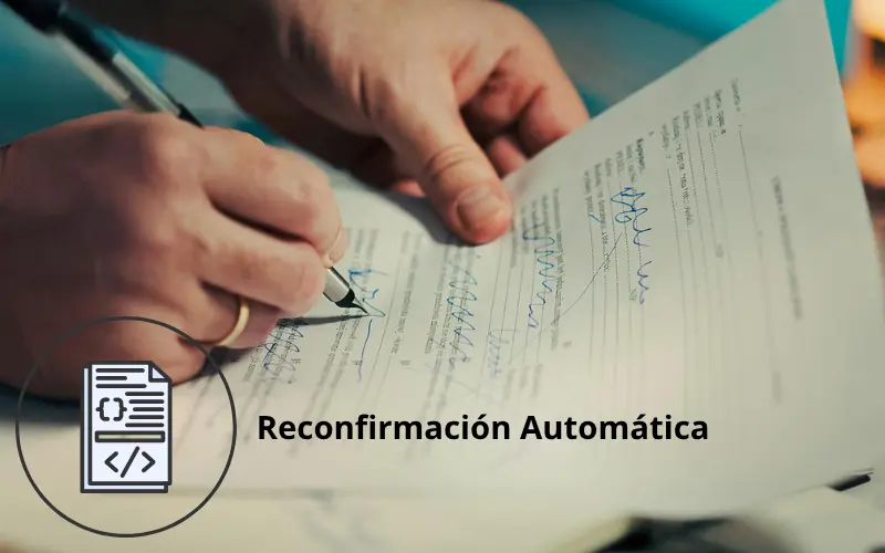 reconfirmación automática